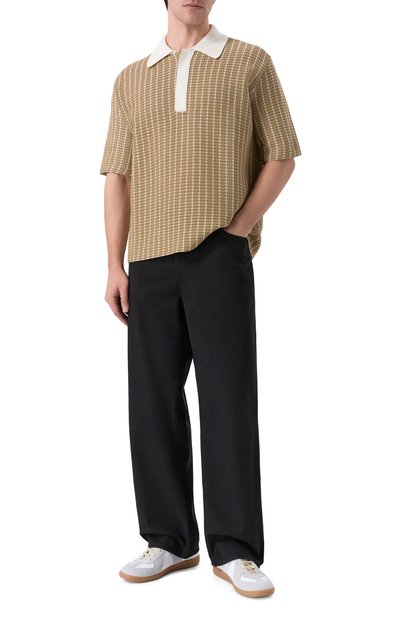 Мужская хлопковое поло JIL SANDER, арт. J22GL0131/J15467