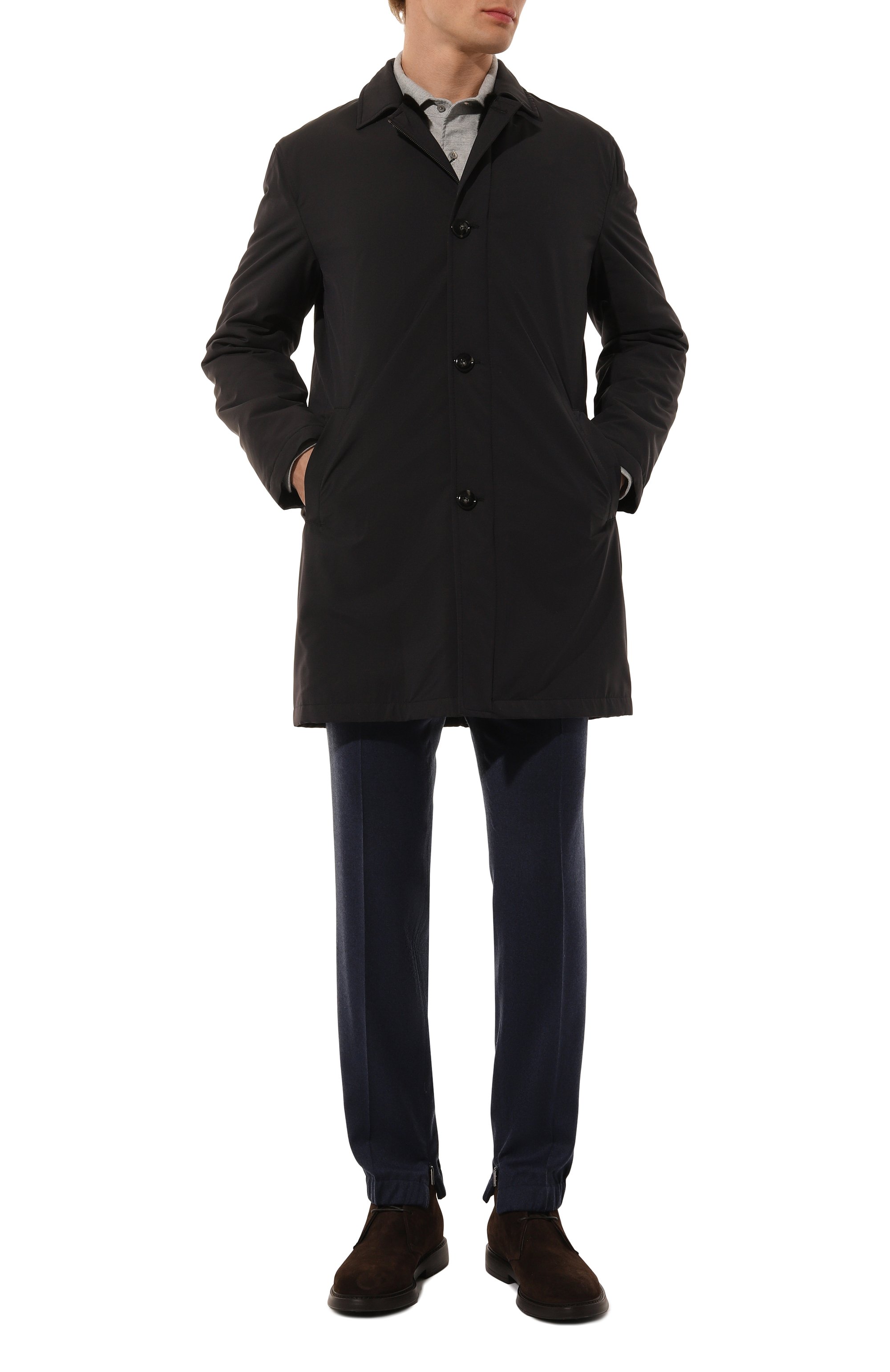 Шерстяные джоггеры STEFANO RICCI темно-синего цвета по цене 105000 руб., арт. M1T4300080/W0004R, фото 2 Шерстяные джоггеры STEFANO RICCI, арт. M1T4300080/W0004R, фото 2