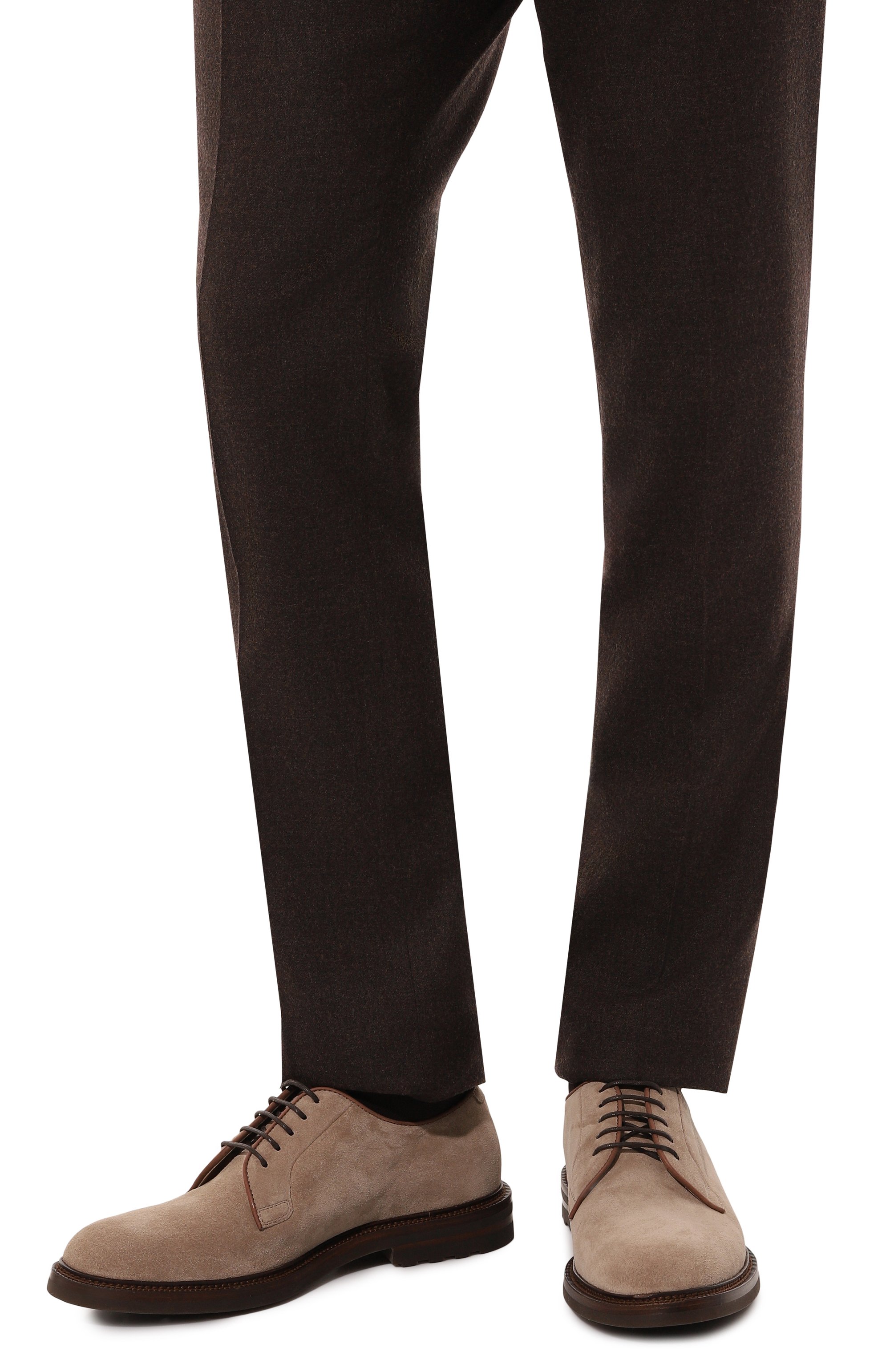 Замшевые дерби BRUNELLO CUCINELLI, арт. MZUPEAX810, фото 3