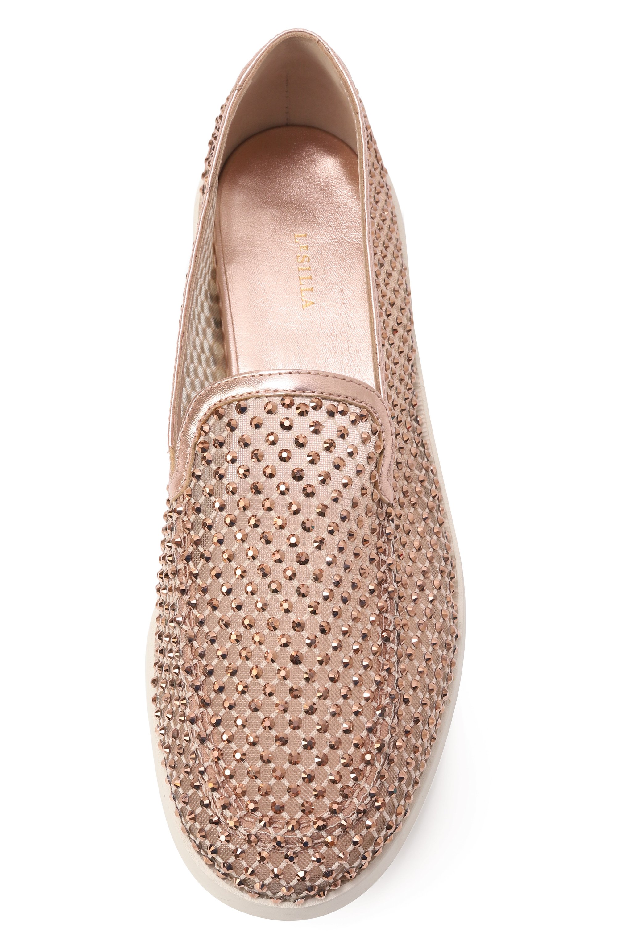 Текстильные лоферы gilda LE SILLA, арт. 6123Y020MGPPGRE/931, фото 6