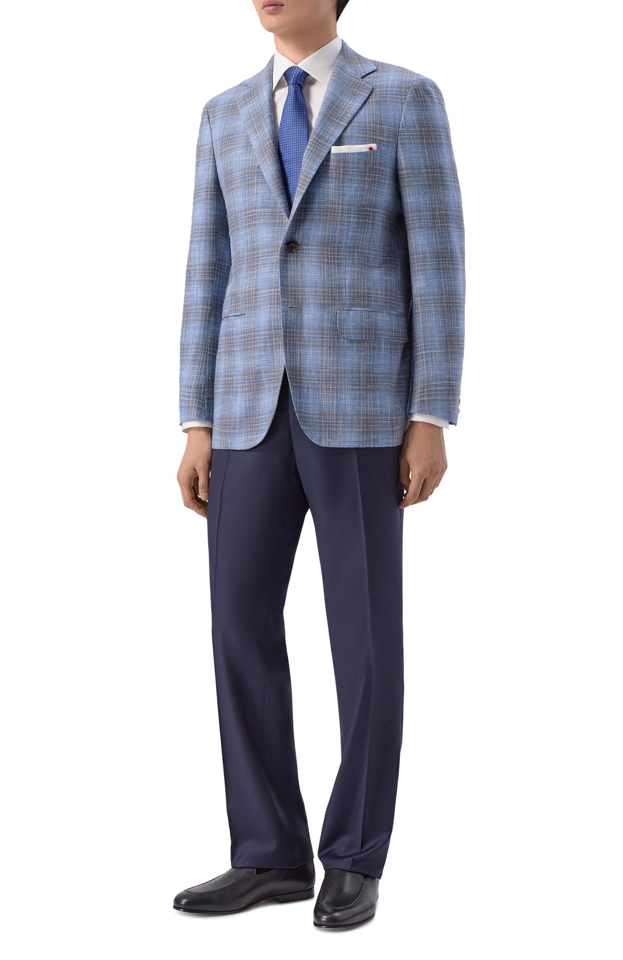 Кожаные лоферы KITON, арт. USSA404N01285, фото 2