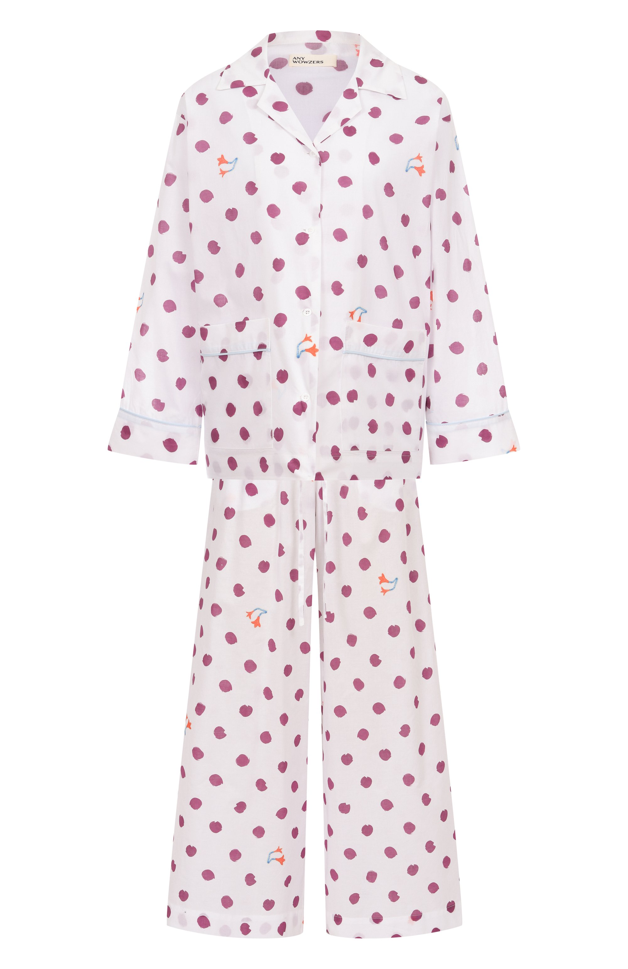 Хлопковая пижама ANY WOWZERS, арт. CLSY02-LDOT-P, фото 1