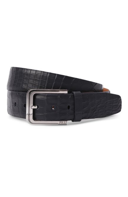 Мужской ремень из кожи аллигатора ZILLI, арт. B12040M1010VPALRU