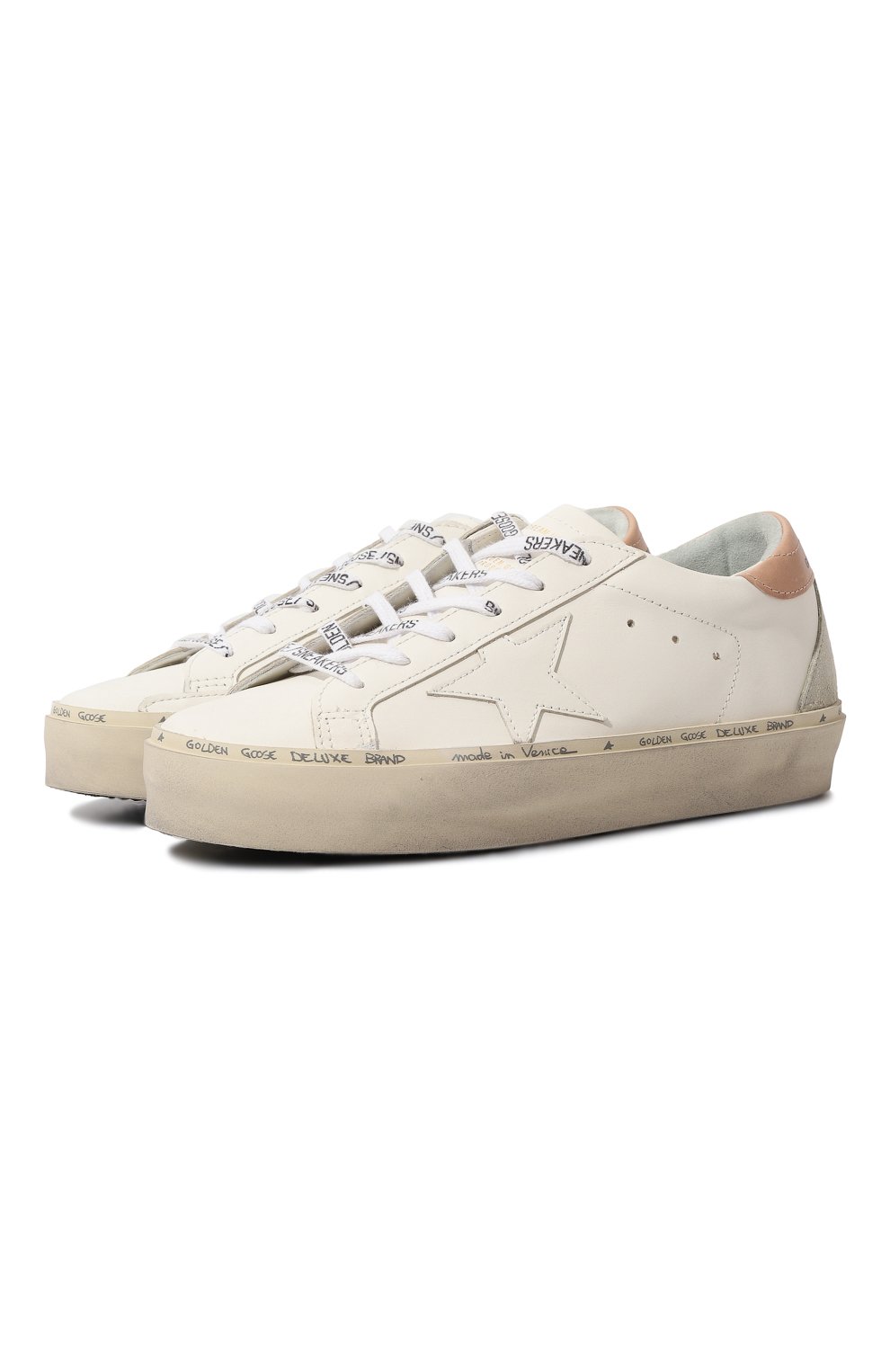 Кожаные кеды hi star GOLDEN GOOSE DELUXE BRAND, а рт. GWF00119/F002439, фото 1