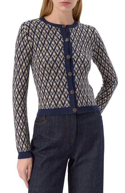 Шерстяной кардиган VALENTINO, арт. 6B3KA09X92M, фото 3