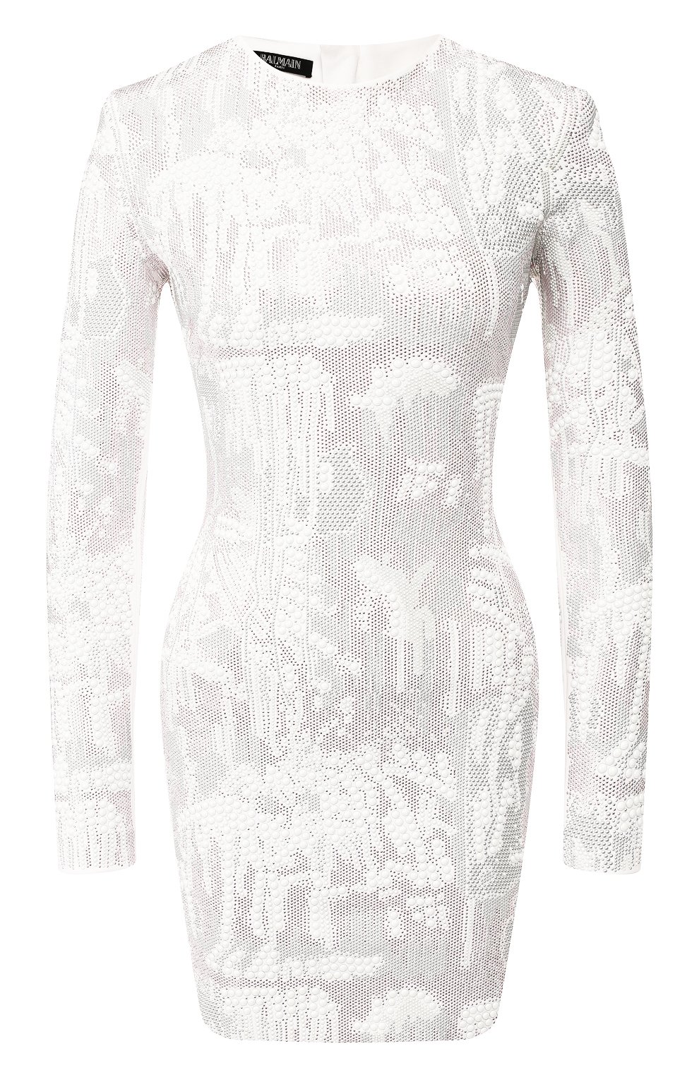 Платье из вискозы BALMAIN разноцветного цвета по цене 418000 руб., арт. SF26179/J100, фото 1 Платье из вискозы BALMAIN, арт. SF26179/J100, фото 1