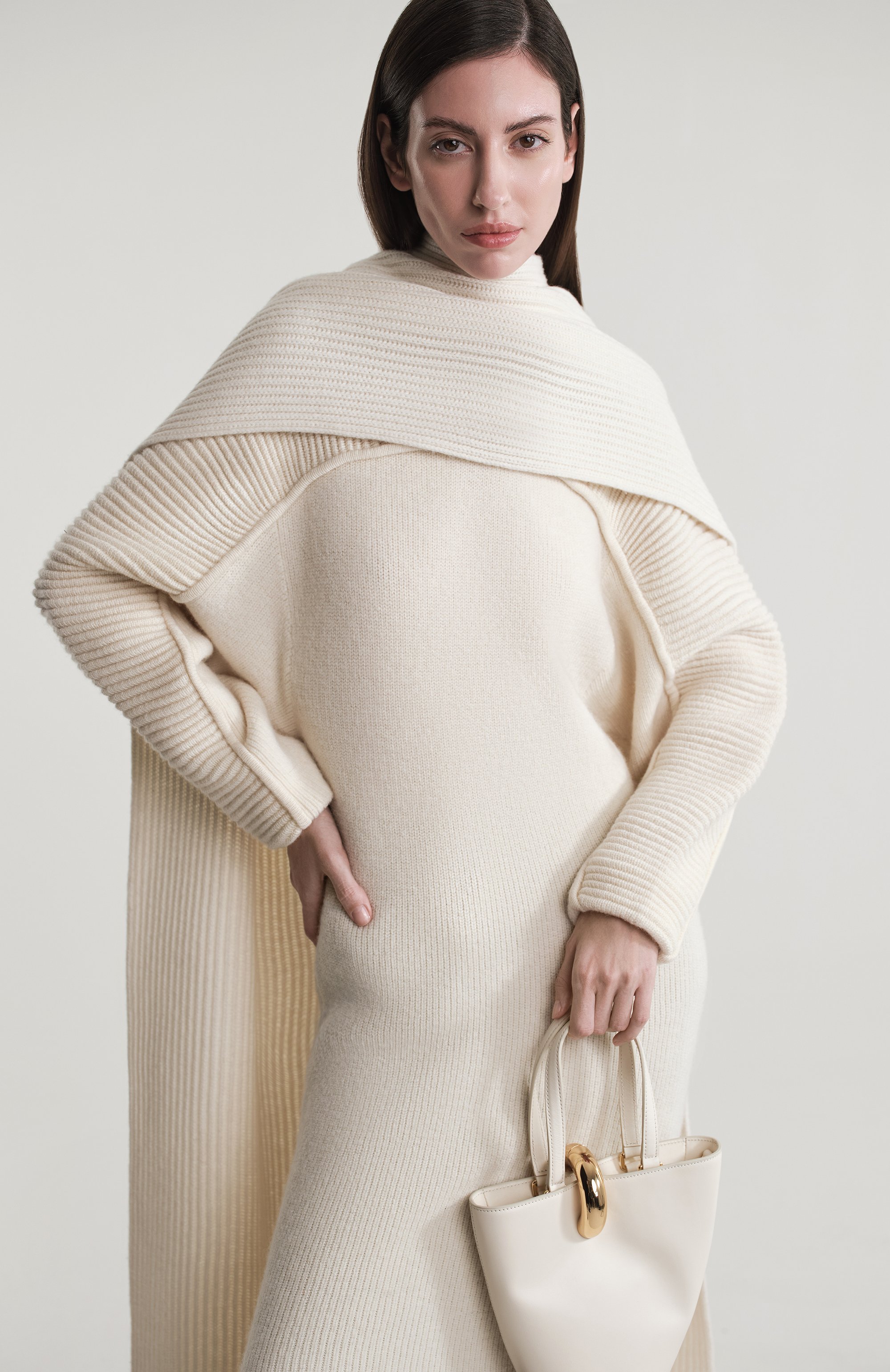 Шерстяной шарф JIL SANDER, арт. J40ZZ0152/J14737, фото 5