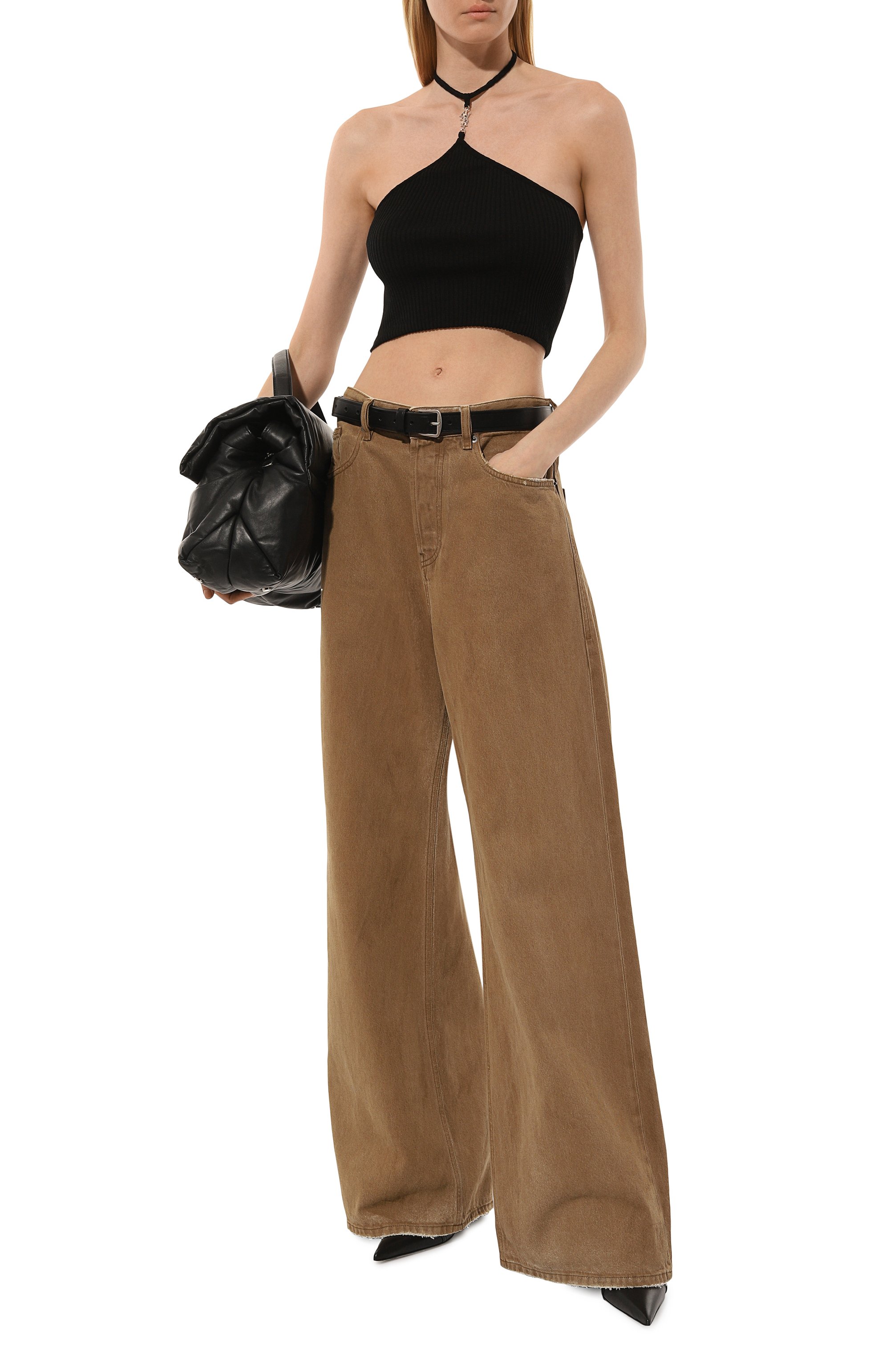 Топ из хлопка и шелка AMIRI, арт. AWTPHT1003, фото 2