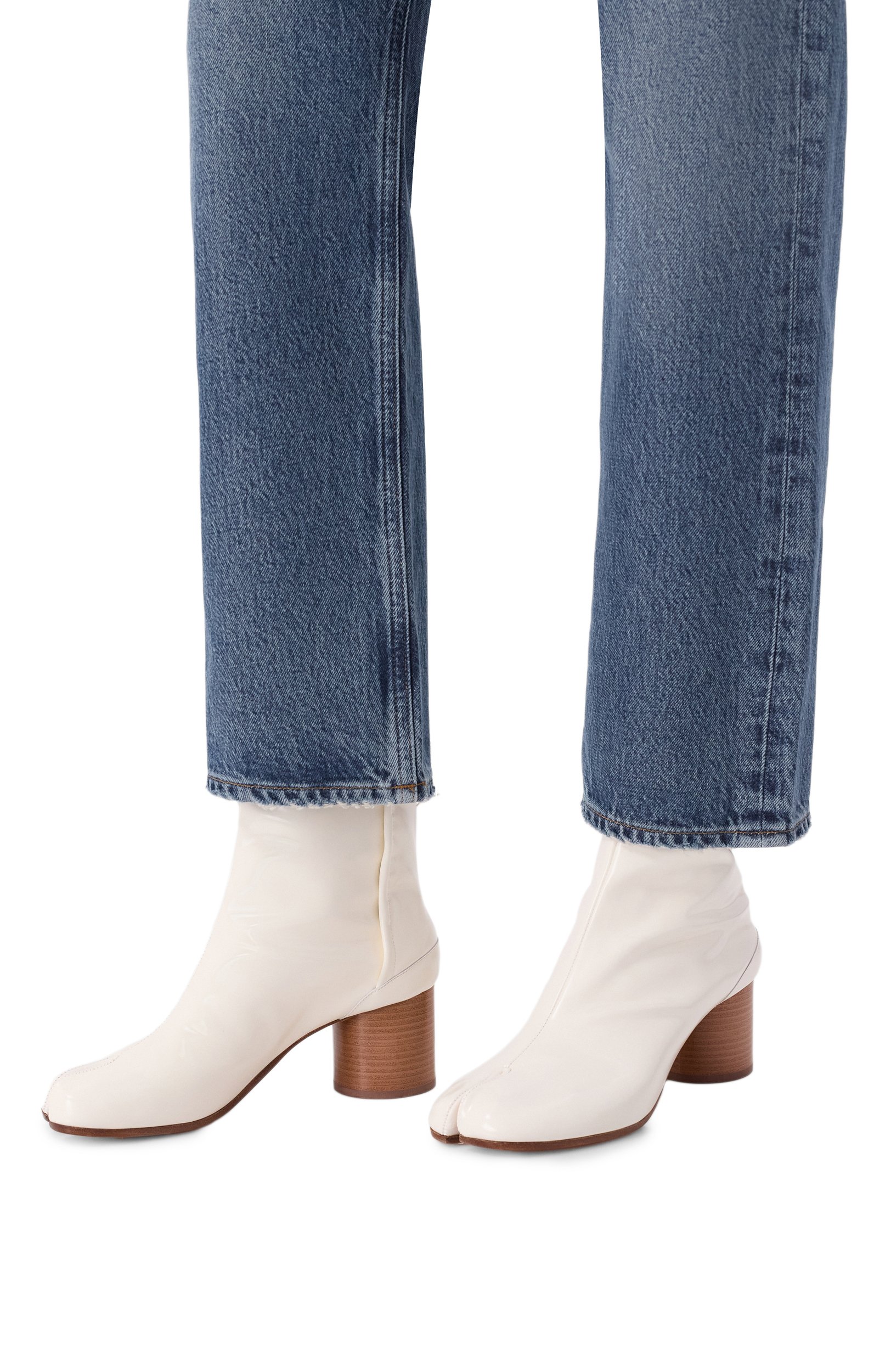 Кожаные ботильоны tabi 50 MAISON MARGIELA, арт. S58WU0246/P8193, фото 2