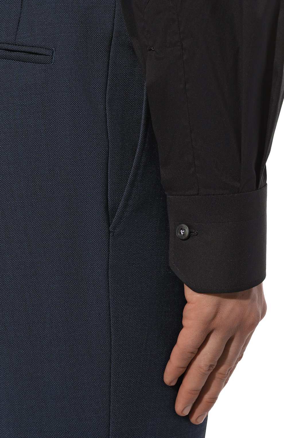 Хлопковая сорочка KITON, арт. UCIH0865408, фото 6