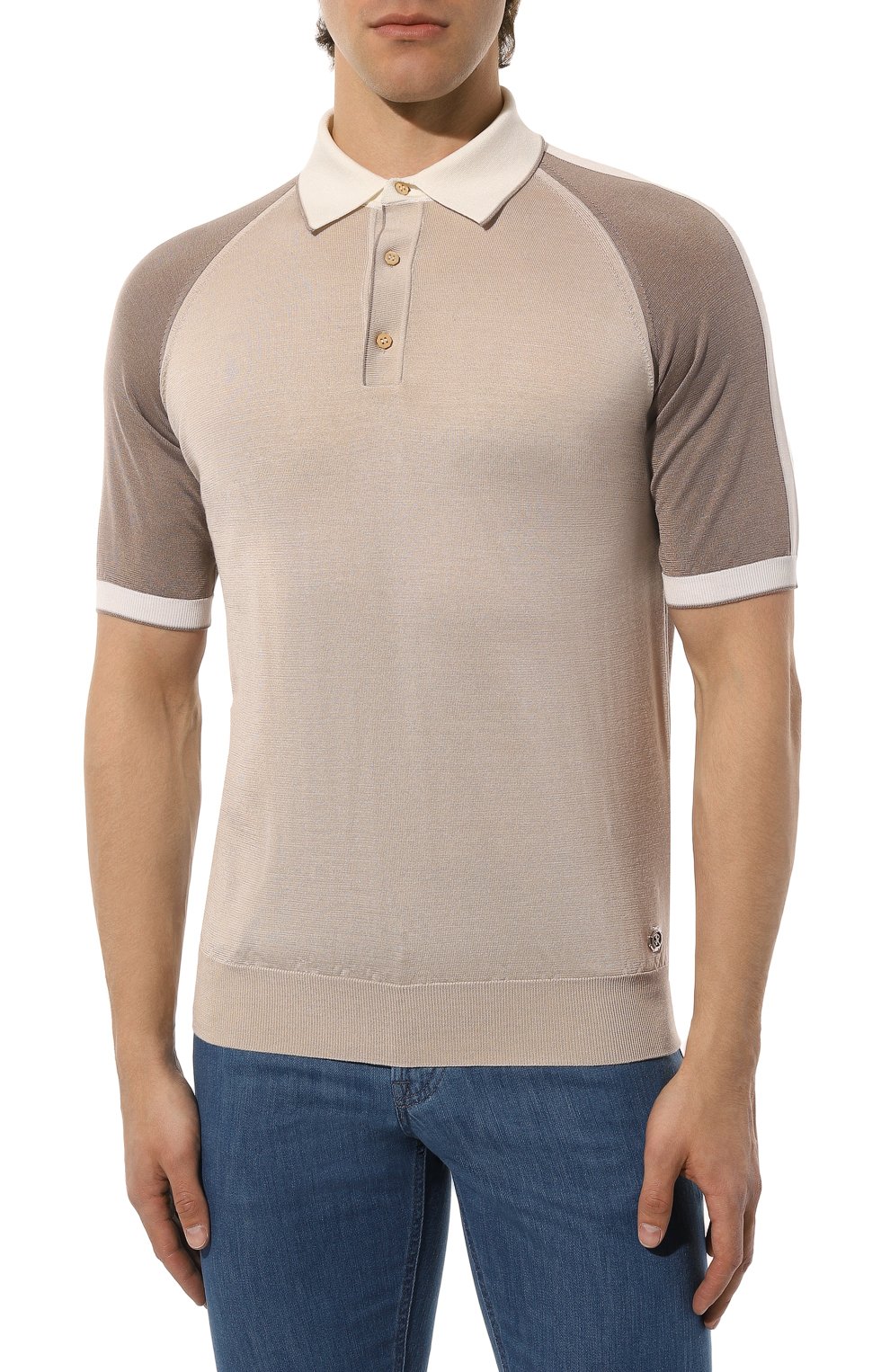 Шелковое поло STEFANO RICCI, арт. K616309P13/F23119, фото 3