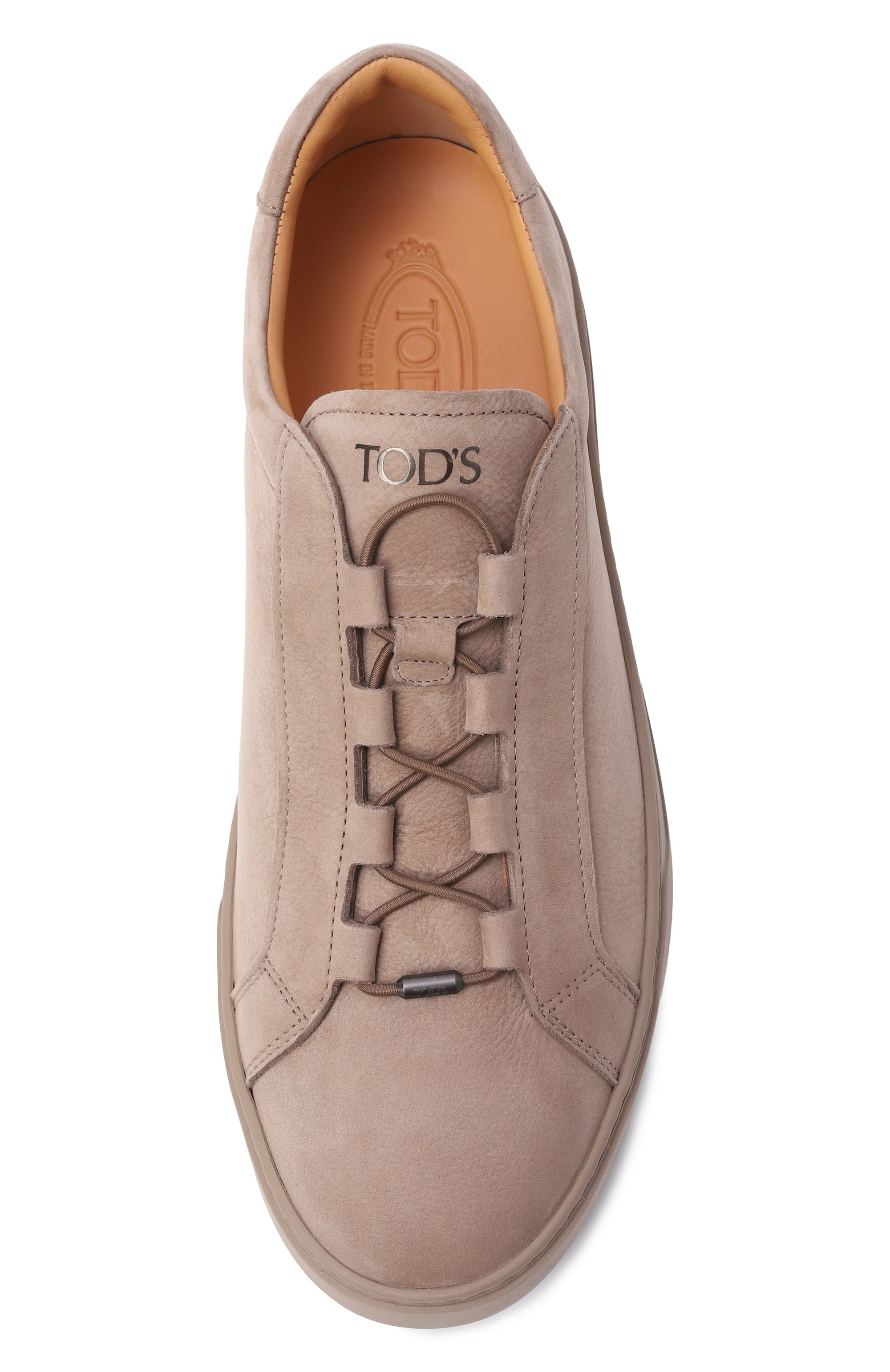 Кеды из нубука TOD’S, арт. XXM04L0JF40/6RN, фото 6