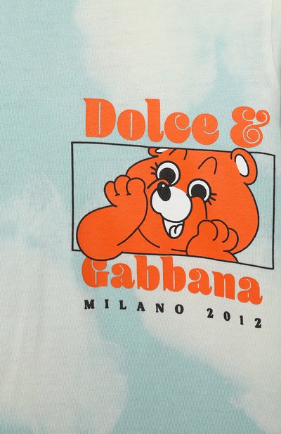 Хлопковая футболка DOLCE & GABBANA, арт. L1JTDM/G7B0S, фото 3