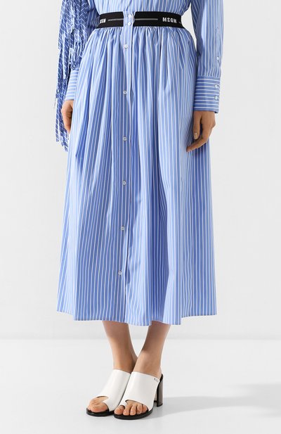 Хлопковая юбка MSGM, арт. 2842MDD112 207310, фото 3
