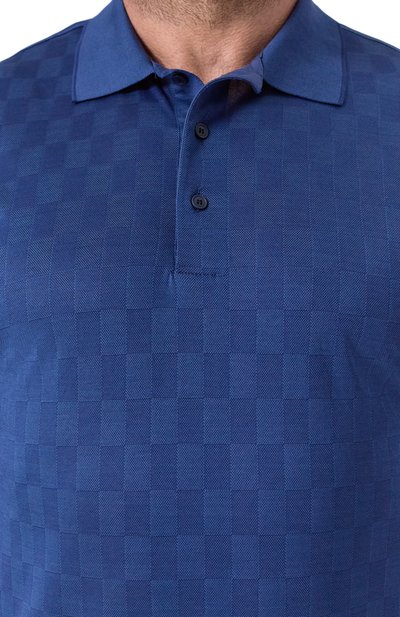 Хлопковое поло PAUL&SHARK синего цвета по цене 39750 руб., арт. 25411278/6XL, фото 5 Хлопковое поло PAUL&SHARK, арт. 25411278/6XL, фото 5