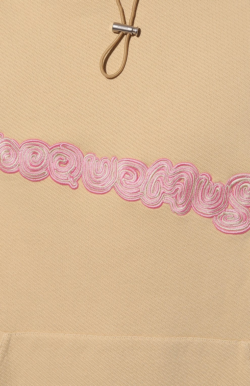 Хлопковое худи JACQUEMUS, арт. 22H226JS070/2088PRINTLOGOSPIRALBEIGE, фото 5