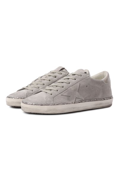 Женские замшевые кеды super-star GOLDEN GOOSE DELUXE BRAND, арт. GWF00857.F008059