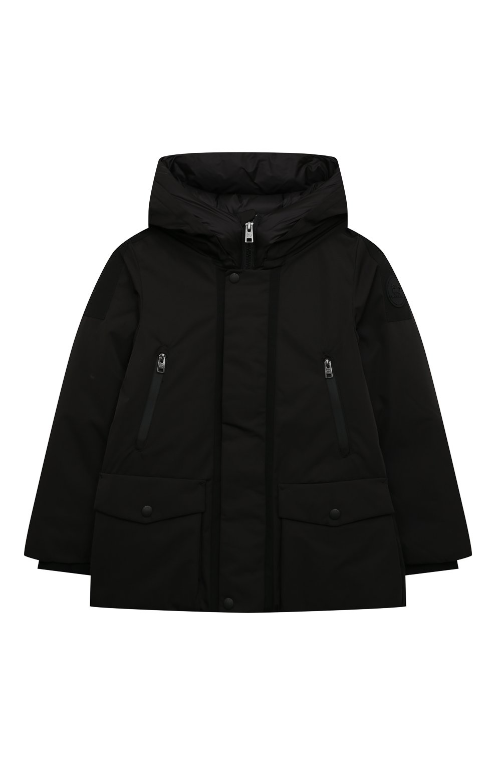 Утепленная куртка WOOLRICH черного цвета по цене 30800 руб., арт. CFWK0U0346MR/UT1971, фото 1 Утепленная куртка WOOLRICH, арт. CFWK0U0346MR/UT1971, фото 1