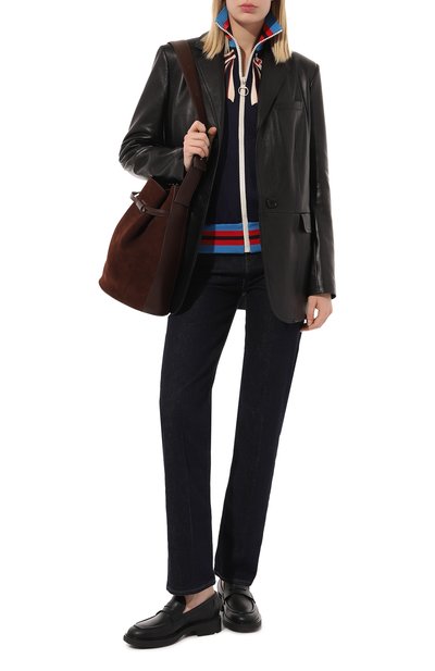 Толстовка GUCCI синего цвета по цене 128160 руб., арт. 502287 X9P63, фото 2 Толстовка GUCCI, арт. 502287 X9P63, фото 2