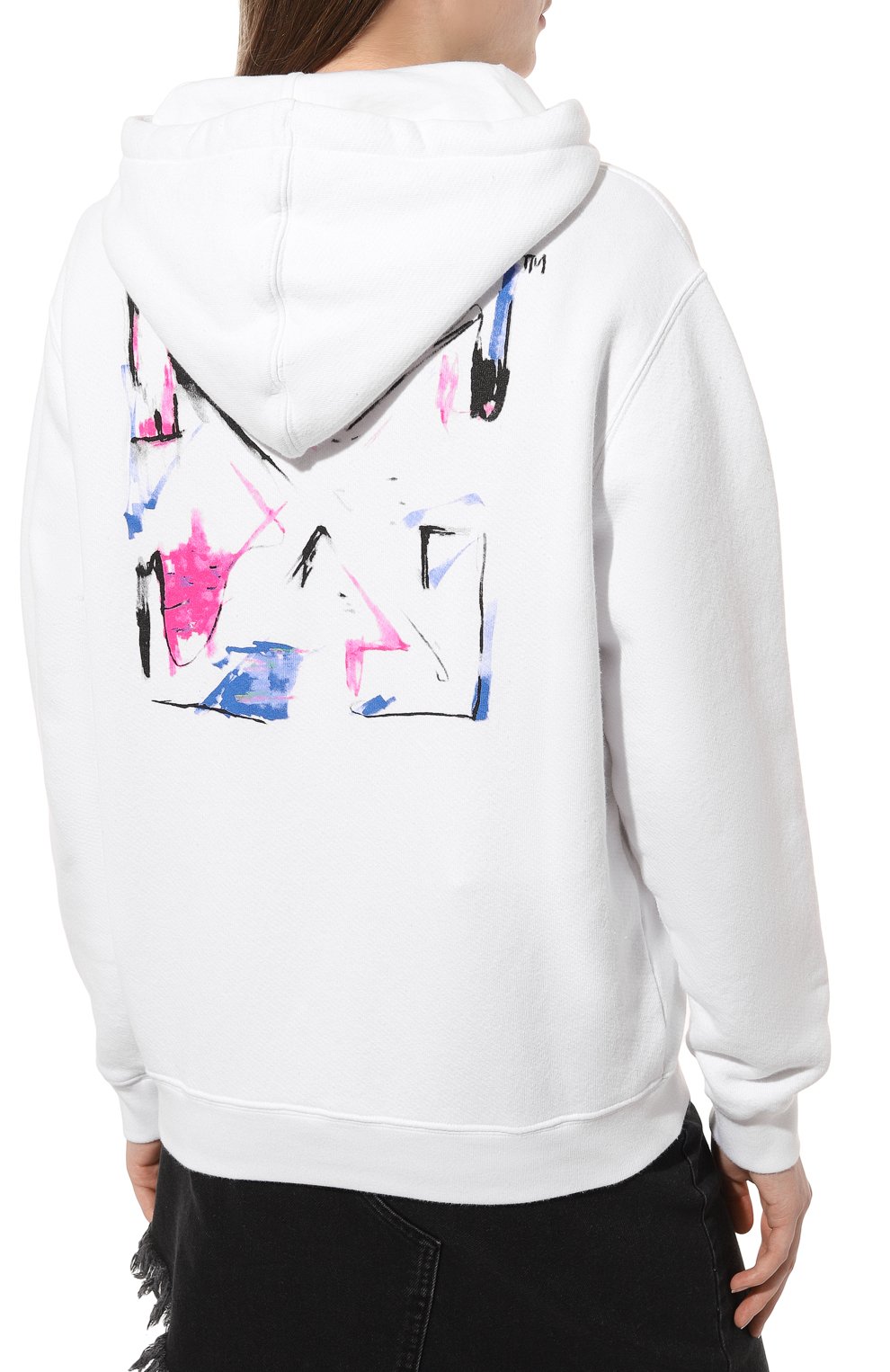 Хлопковое худи OFF-WHITE, арт. OWBB035F22JER0090184, фото 4