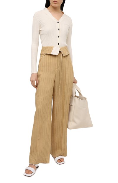 Льняные брюки JACQUEMUS, арт. 211PA05/112851, фото 2