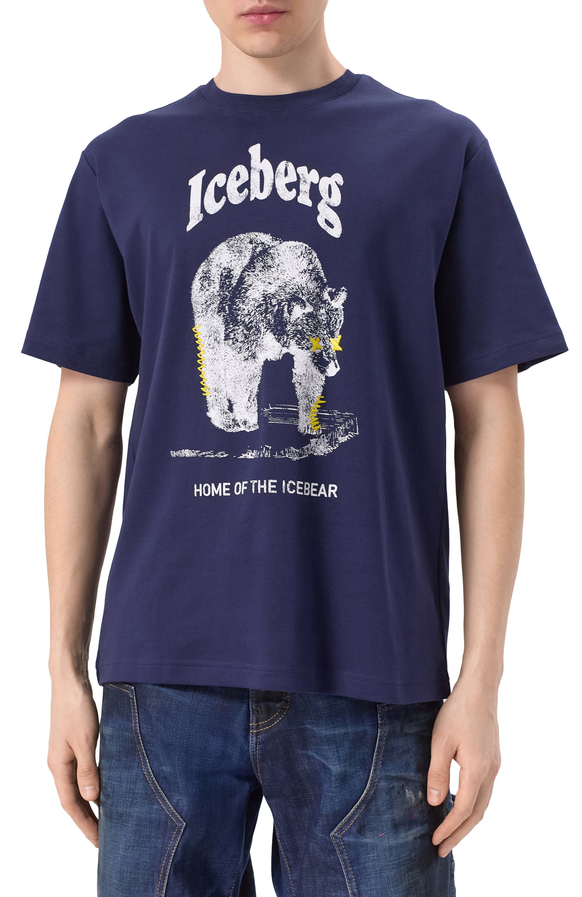 Хлопковая футболка ICEBERG, арт. F025/6307, фото 3