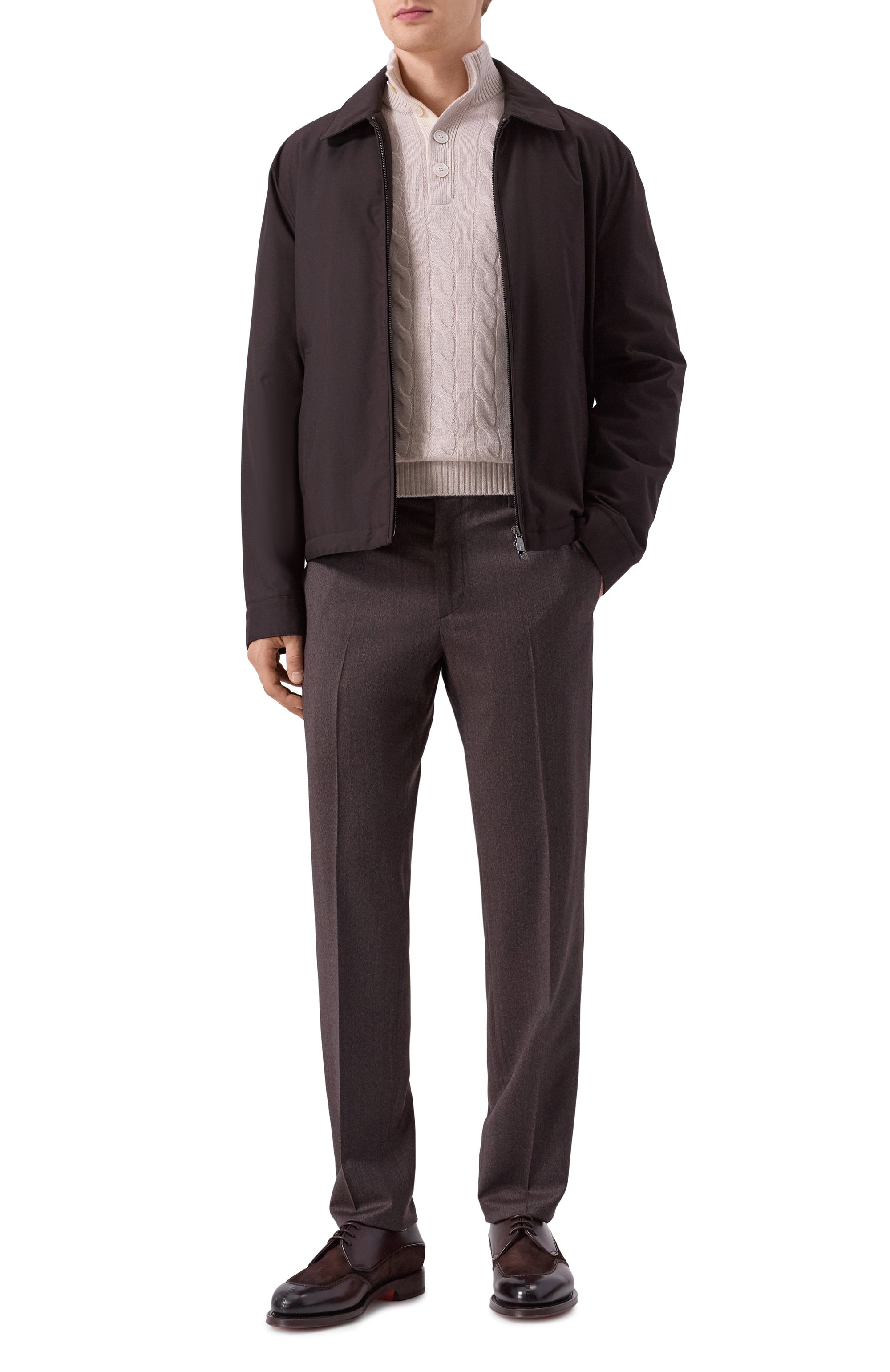 Кожаные дерби colin SANTONI, арт. MCCG18554MD3HAVV, фото 2