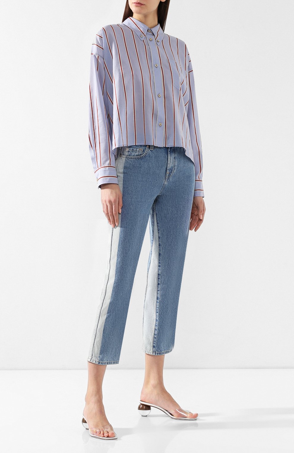 Рубашка в полоску ISABEL MARANT ETOILE, арт. CH0331-19P021E/YCA0, фото 2