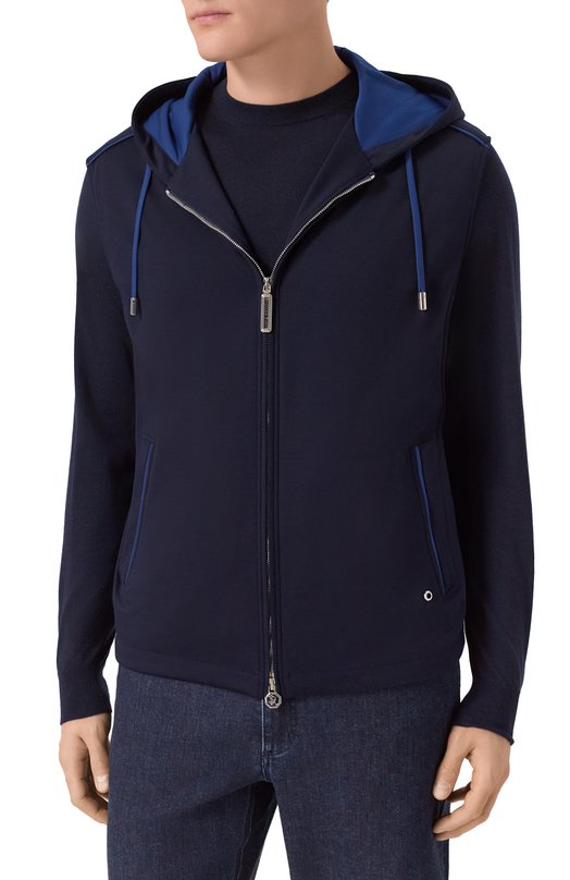 Шерстяной жилет Stefano Ricci MDJ6100130/5650 Синий  MDJ6100130/5650 Фото 3