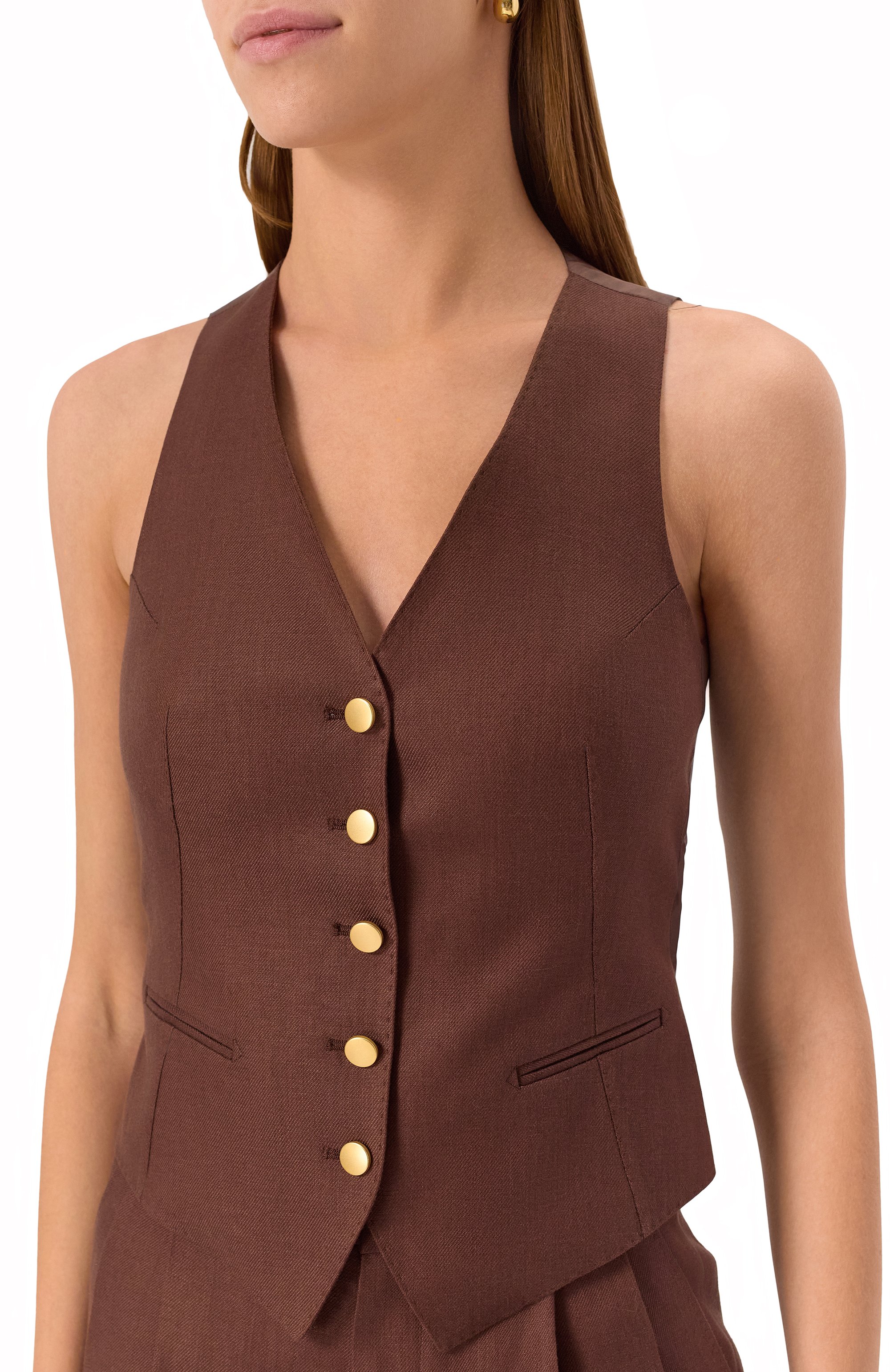 Льняной жилет TAGLIATORE 0205, арт. GISELLE/340021, фото 5