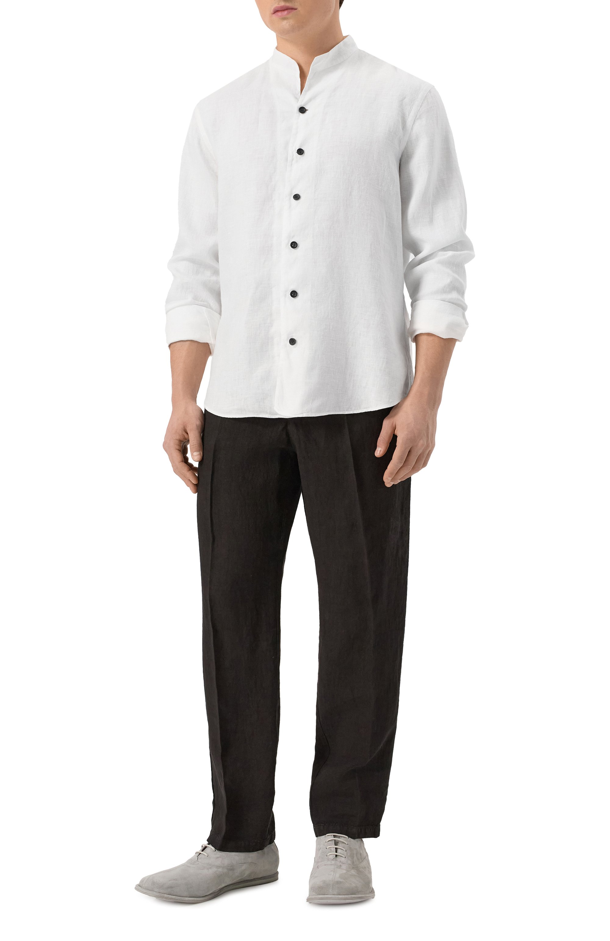 Льняная рубашка HANNES ROETHER, арт. T029PAS.608, фото 2