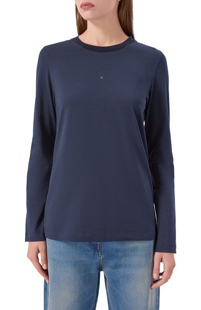 Хлопковый лонгслив LORENA ANTONIAZZI, арт. TS10A/4577, фото 3