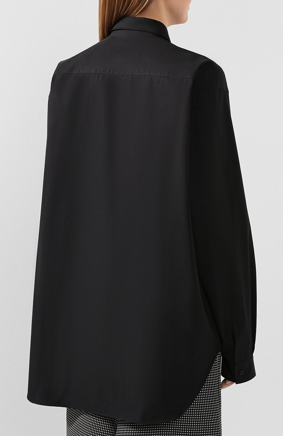 Хлопковая рубашка VETEMENTS, арт. SS20SH285 1006/W/BLACK, фото 4