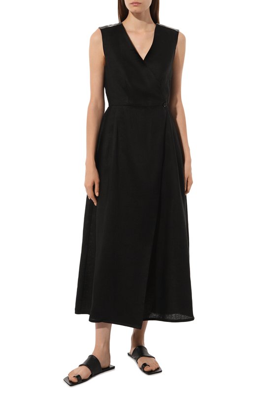 

Льняное платье Panicale, Чёрный