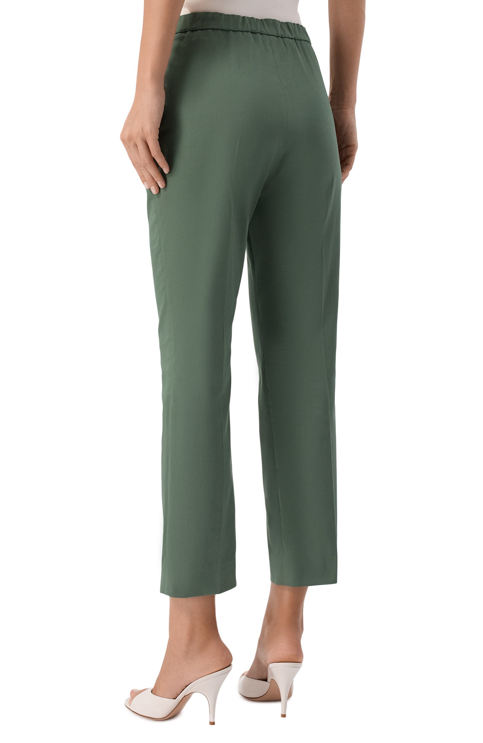 Брюки из хлопка и шелка MVST, арт. M26.CSW.T418/SILK P0PELINE, фото 4