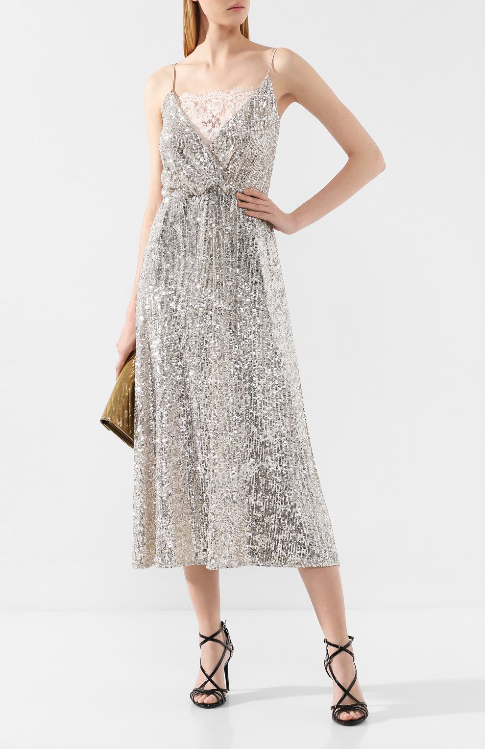 Платье с пайетками ERMANNO ERMANNO SCERVINO, арт. 45T AB05 PAI, фото 2