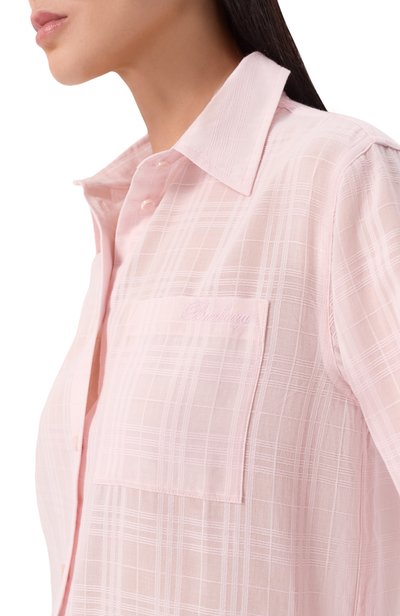 Хлопковая рубашка BURBERRY, арт. 8127757, фото 5