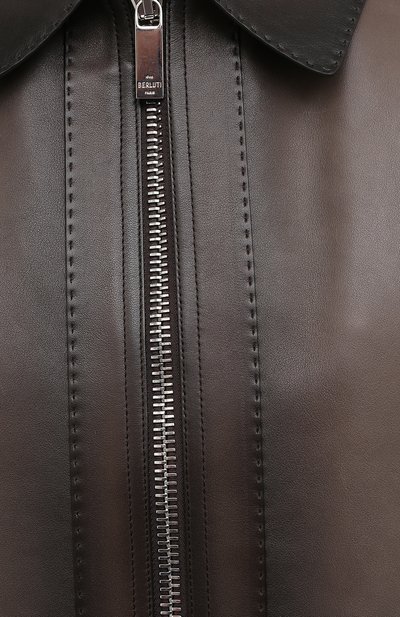 Кожаный бомбер BERLUTI, арт. R18LBL77-001, фото 5