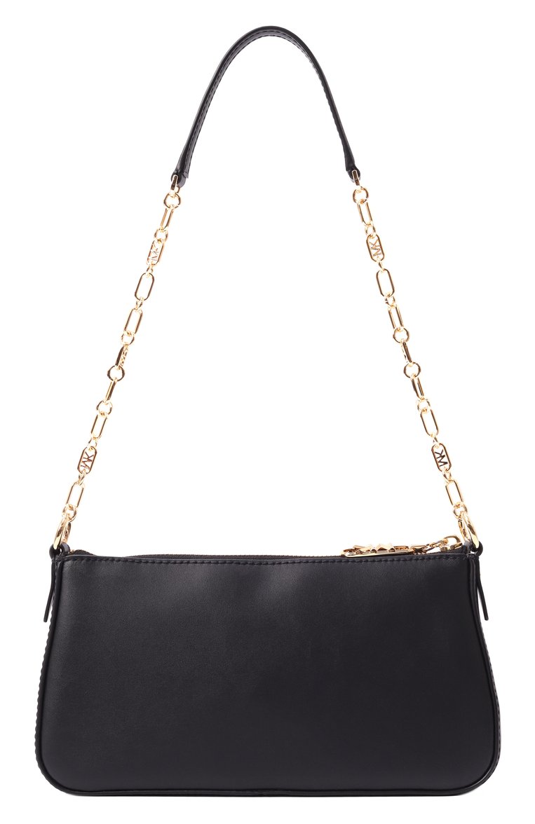Женская сумка empire medium MICHAEL MICHAEL KORS черного цвета, арт. 32H3G8EW6L | Фото 6 (Материал: Натуральная кожа; Драгоценные камни: Проставлено; Материал сплава: Проставлено; Размер: medium)