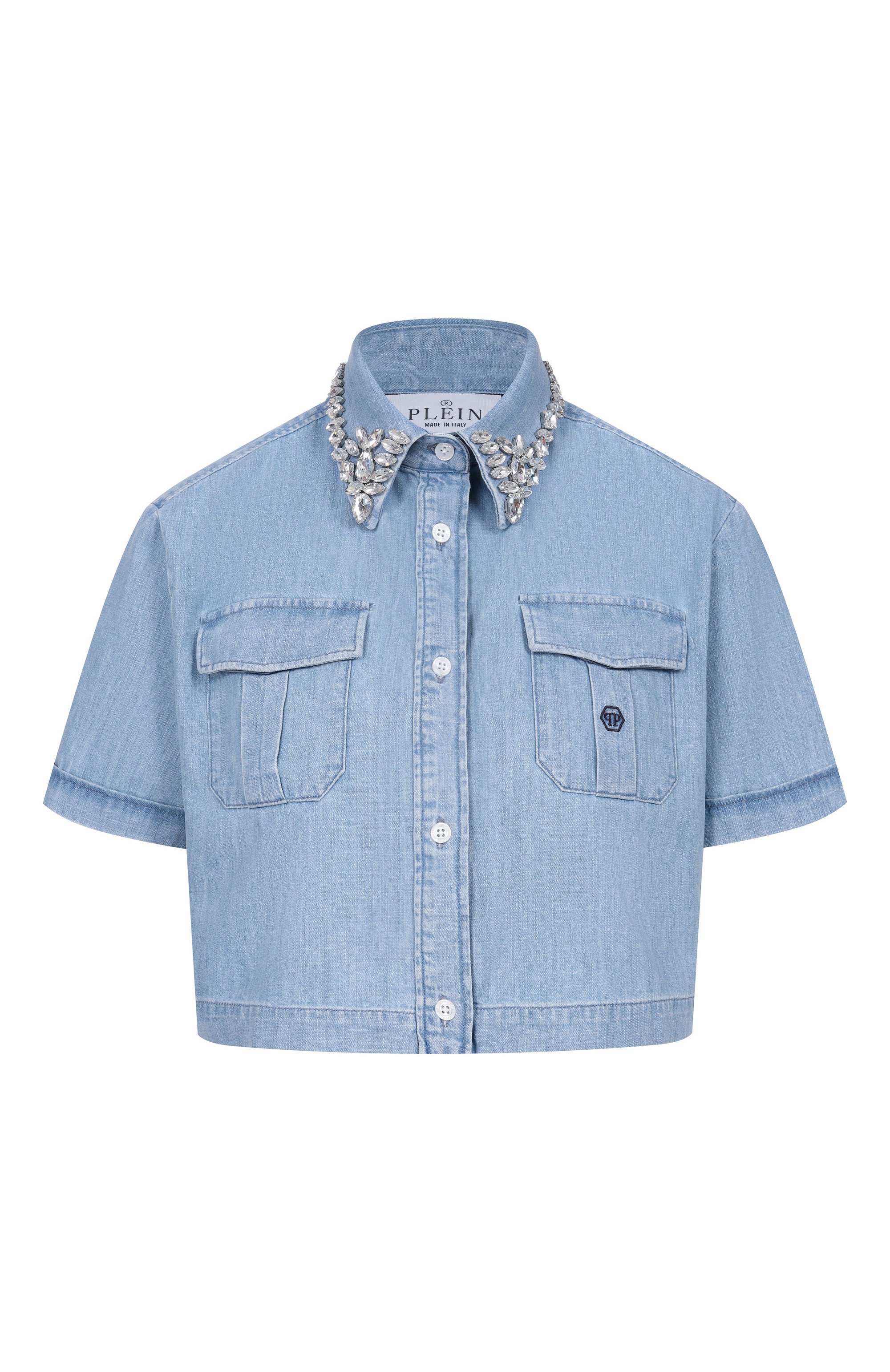 Джинсовая рубашка PHILIPP PLEIN, арт. SAFC WDP0079 PDE039N, фото 1