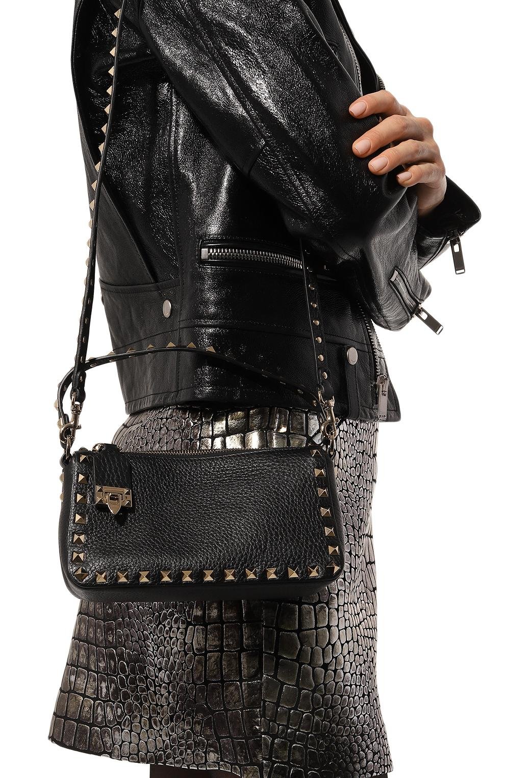 Сумка rockstud small VALENTINO, арт. 3W2B0J47HAD 0NO, фото 2