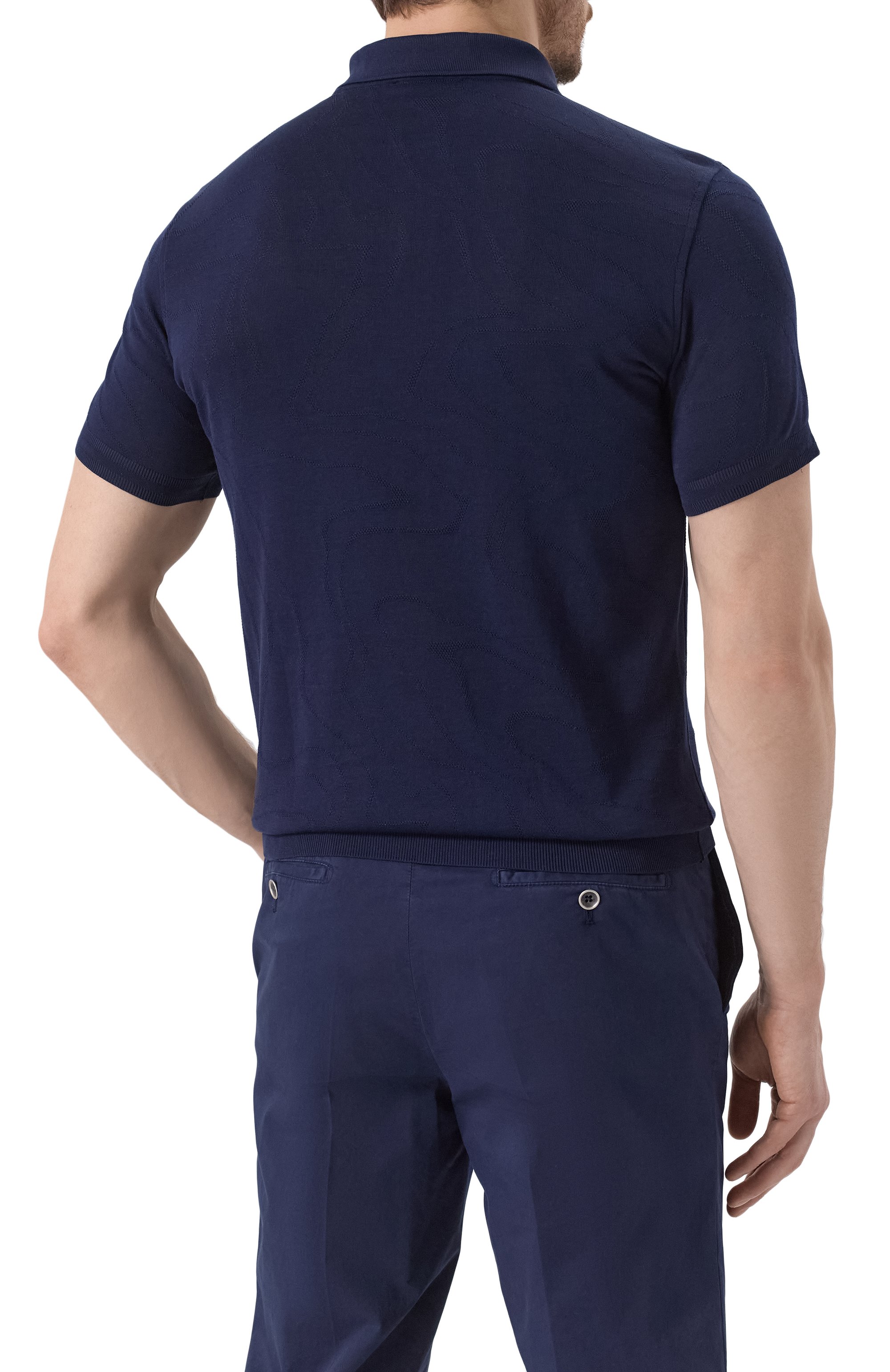 Хлопковое поло CORNELIANI, арт. 25G520-2525009, фото 4