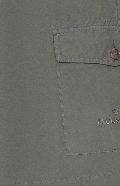 Хлопковые шорты-карго PAUL & SHARK JUNIOR, арт. WUQ002/LLC05/10A-16A, фото 3