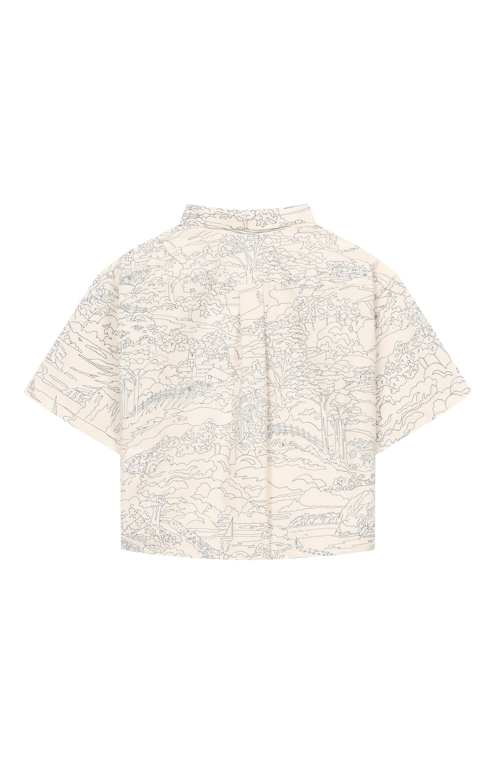 Хлопковая рубашка BONPOINT, арт. S06BSHW00008/10A-12A, фото 2