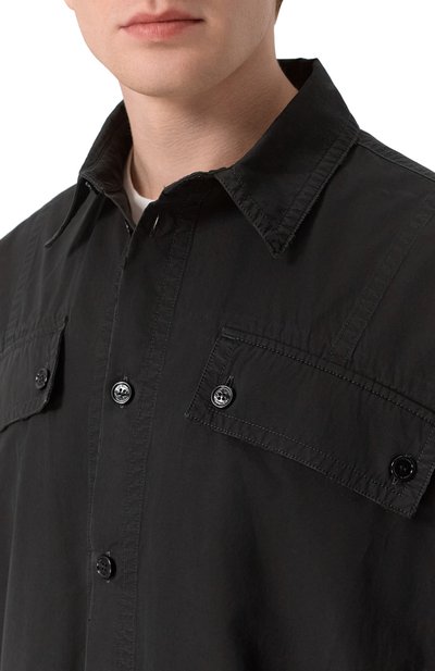 Хлопковая рубашка OFF-WHITE, арт. 0MGE04NF25FAB001, фото 5