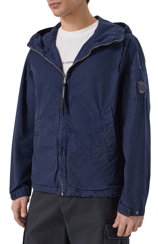 Хлопковая куртка C.P. Company 20CM0W075A/110324G Синий  20CM0W075A/110324G Фото 3