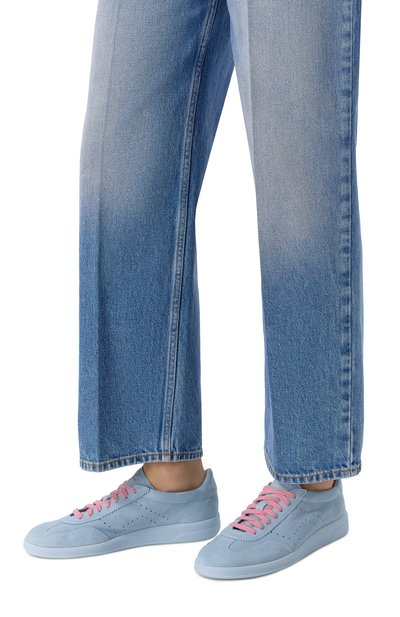 Женские замшевые кеды SANTONI, арт. WBPG61340CIETKSN