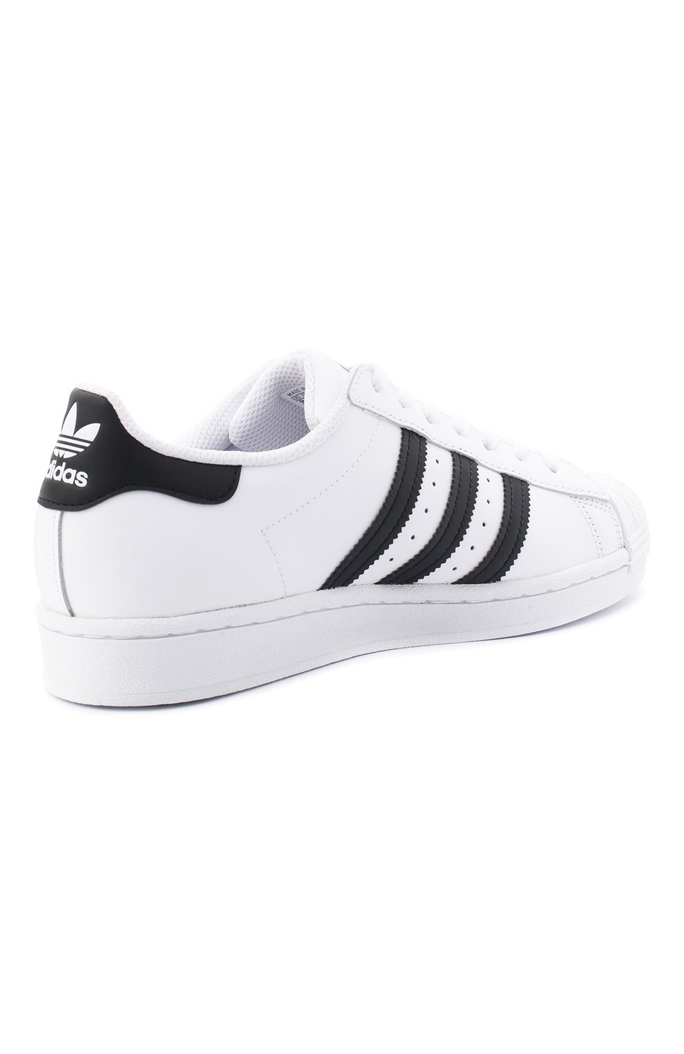 Кожаные кеды superstar ADIDAS ORIGINALS, арт. FV3284, фото 4