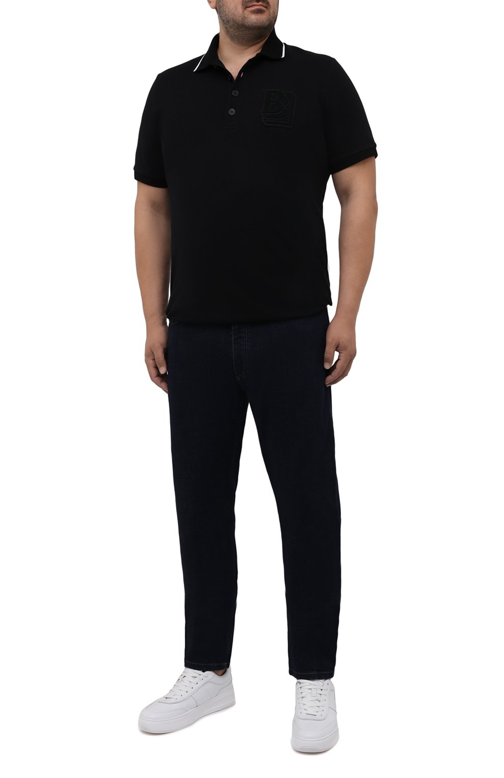 Хлопковое поло BURBERRY, арт. 8045489, фото 2