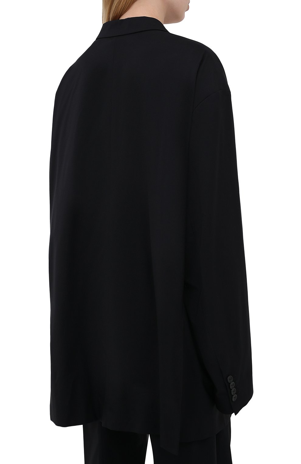 Жакет BALENCIAGA черного цвета по цене 152500 руб., арт. 663055/TK029, фото 4 Жакет BALENCIAGA, арт. 663055/TK029, фото 4